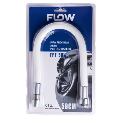 FPF-50W, Pipa flexibila alba pentru baterie, FLOW