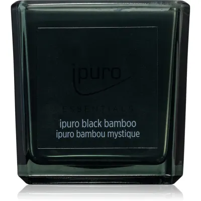 ípuro Essentials Black Bamboo lumânare parfumată 125 g