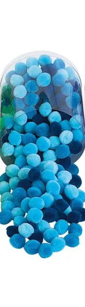 Set de 250 de accesorii pom-pom