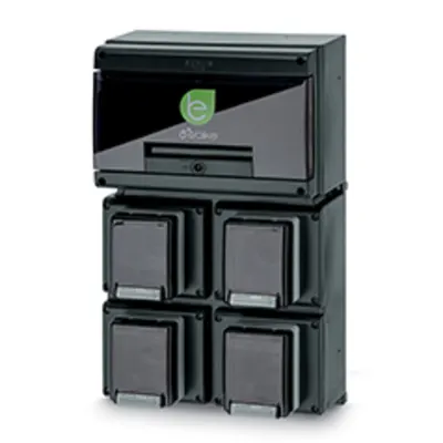 Tablou electricnUNEL 1P+N+E 16A 230V~ 3,7kW 32A 400V 3P+N+E IP66 IK07
