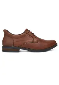 Pantofi barbatesti - maro - piele naturala - varf rotund -