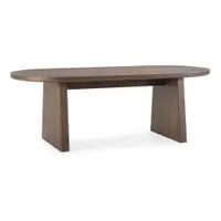 Masă de dining cu aspect de lemn de nuc 100x200 cm Blair – MOME