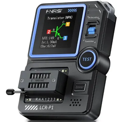 Tester digital tranzistori, condensatori, diode, MOSFET, FNIRSI LCR-P1 / TRTEST-LCRP1-FNR / 5948636046953 / 5907085526942