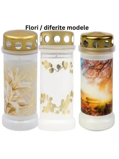 Candela Modele primavara Bolsius Din Plastic Cu Capac Produs Religios Rezistent Pentru Exterior En-Gross potrivit pentru Paste