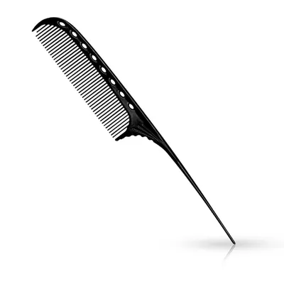 Pieptene frizerie/coafor - Y.S/PARK -105 - Negru