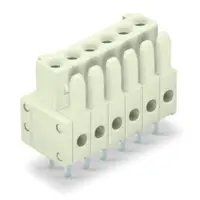 THT female header; 0.9 x 0.9 mm solder pin; straight; 100% protected against mismating; Pin spacing 3.5 mm; 24-pole; light gray