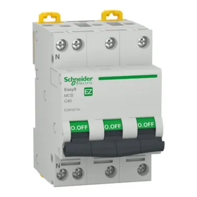 Easy9 Intreruptor automat 3P+N 4500 C 40A