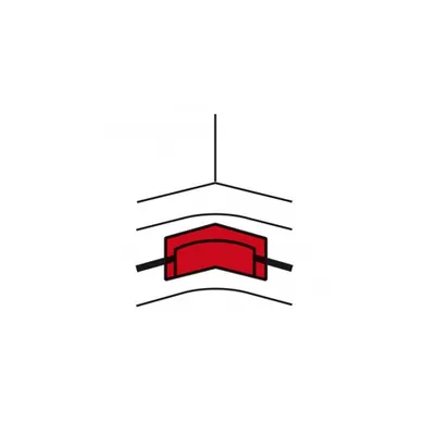 VDI cable management accessory pentru unghi interior - pentru capac flexibil DLP trunking
