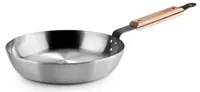 Tigaie din oțel cu mâner din lemn Ibili - KarbonSteel, 24 cm