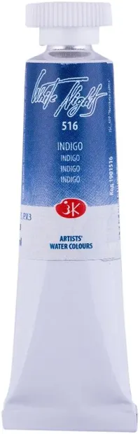 Vopsea de acuarelă Paleta Nevskaya Leningrad, Nopti albe - 516, Indigo, 10 ml