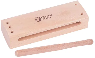 Instrument muzical Classic World Educational - Baston cu bloc