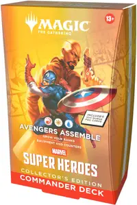 Magic The Gathering: Marvel Super Heroes Collector's Edition Commander Deck Avengers Assemble
