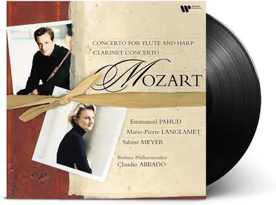 Mozart: Concerto for Flute & Harp / Clarinet Concerto - Vinyl | Sabine Meyer, Emmanuel Pahud, Marie-Pierre Langlamet, Berliner Philharmoniker, Claudio Abbado