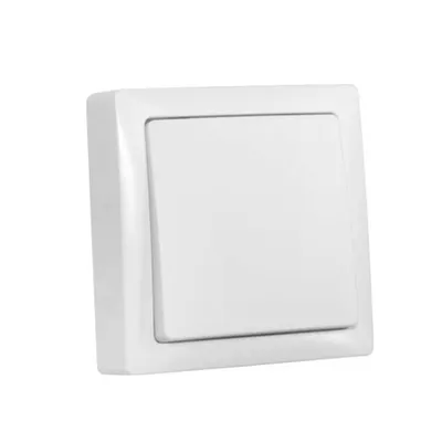Aparataj PT IP20 intrerupator simplu 10A - alb Super Slim