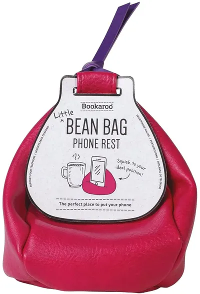 Suport pentru telefon tip beanbag IF Bookaroo - Roz