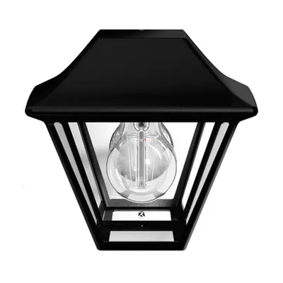 Aplica gradina Philips Alpenglow 1xMax.60W E27 Negru IP44