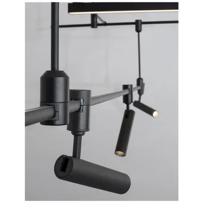 Sistem iluminat pe sina DECORATIVE MAGNETIC Nisipiu Negru Aluminiu LED 5 Wat DC24V IP20 330Lm 3000K