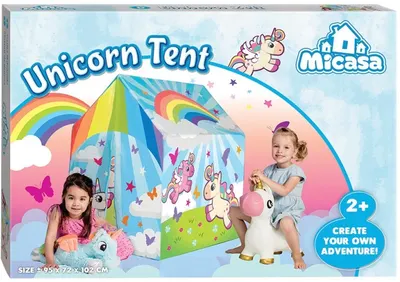 Cort pentru copii Micasa - Unicorn, 95 x 72 x 102 cm