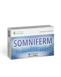 Somniferm cu melatonina, 30 comprimate, Laboratoarele Remedia