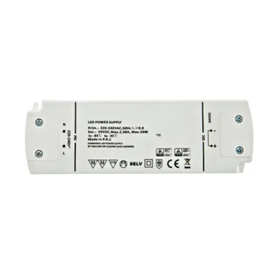 LED SN - Alimentare TRIAC dimabil 50W/24V MM IP21
