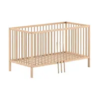 Pătuț în culoare naturală din lemn de pin 70x140 cm DINO – Vipack