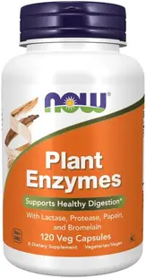 Plant Enzymes, 120 capsule vegetale, Now
