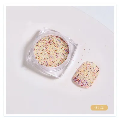 Sugar Powder Nail Art 01
