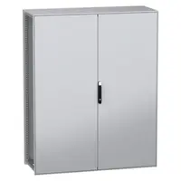 Dulap modular, cu montaj pe pardoseala, PanelSeT SFN, din otel decarbonizat(verde), 2000x1600x600mm, IP55, 2 usi