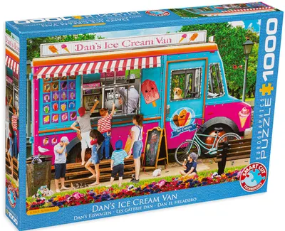 Puzzle Eurographics din 1000 de piese - Dan's Ice Cream Van