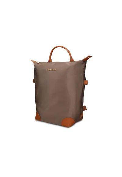 GianMarco - Rucsac unisex cu maner Novara Elite - Maro inchis