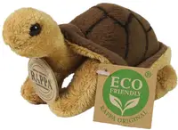 Jucărie de pluș Rappa Eco prieteni - Țestoasa brună, 13 cm