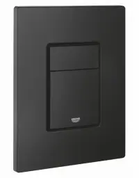 Clapeta actionare Grohe Even 38966KF0, verticala, dubla, 156 x 197 mm, ABS, mat, Negru