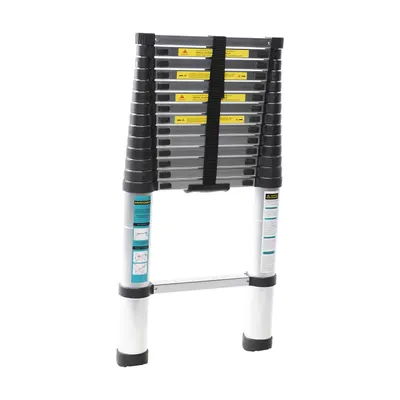 Scara telescopica Detoolz, inaltime maxima 4.4m, 15 trepte, greutate maxima suportata 150 kg