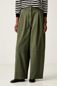 Weekend Max Mara pantaloni pentru femei din bumbac WKDBACCA