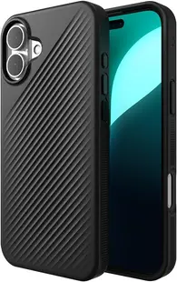 Husă ZAGG - Luxe Snap, iPhone 16 Plus, negru