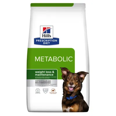 Hrana dietetica pentru caini Hill s PD Metabolic Weight loss cu miel 1,5 kg