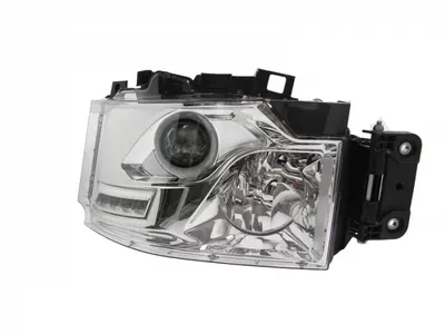 Far fata Stanga (2 LED H1 H7, electric, cu motor, functie Lumina zi, culoare insert: cromat, culoare semnalizator: transparent) potrivit RVI C, T 01.13