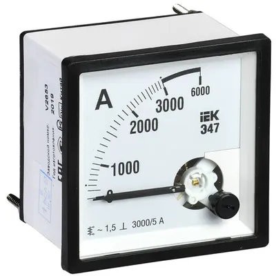 Ampermetru E47 3000/5A class accuracy 1,5 96x96mm