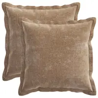 vidaXL Husă pentru pernă 2 buc. HOUTEN Maro 40 x 40 cm