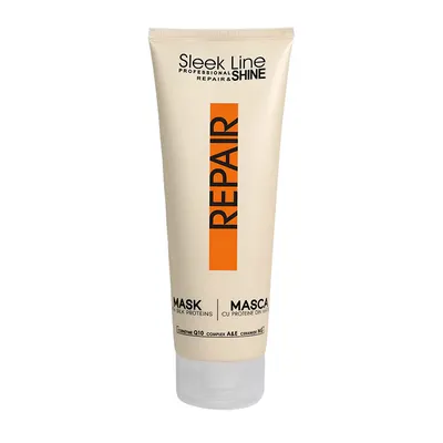 Masca reparatoare pentru par deteriorat, 250ml, Sleek Line