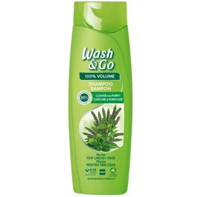 Sampon pentru par Wash & Go Herbal, 180ml Engros