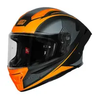 Casca moto integrala, Origine Pista Elementary, culoare portocaliu negru mat, marime L