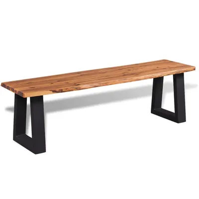 Gossi banca din lemn masiv de salcam 145 cm