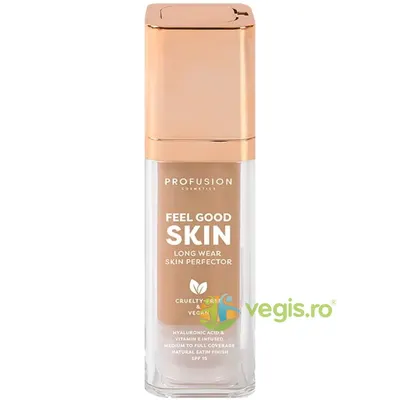 Fond de Ten SPF15 Rezistenta Indelungata Nuanta Light 200 Feel Good Skin 30ml