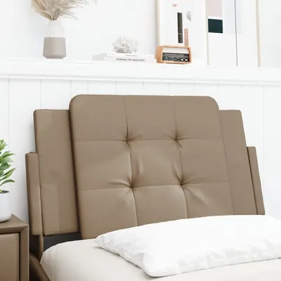 vidaXL Pernă pentru tăblie pat, Zadar, cappuccino, 80 cm, piele artificială