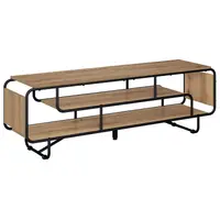 vidaXL Support TV 140 x 36 x 45 cm Stejar Artizanal Lemn prelucrat