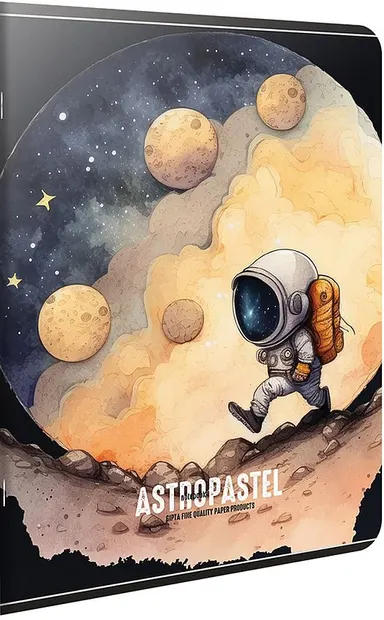 Caiet Gipta Astropastel - A4, 60 foi, rânduri largi, sortiment