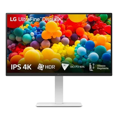 Monitor Consumer LG 27US550-W, 27", 3840 x 2160 pixeli, White, 3 ani Garantie