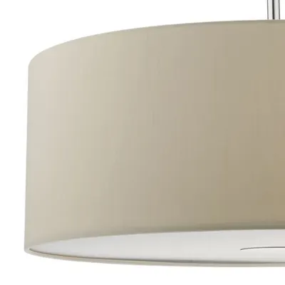 Lampa suspendata Ronda 3lt Pendant With Ecru Shade And Diffuser 60cm