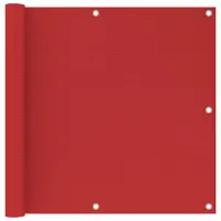 Gossi paravan de balcon, rosu, 90 x 500 cm, hdpe